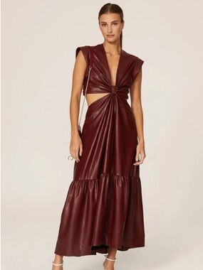 A.L.C Alexandria Dress in Cranberry Size 8